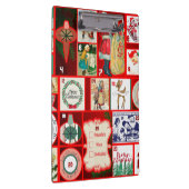 クリスマスブロックイラストレーションマス クリップボード (右)