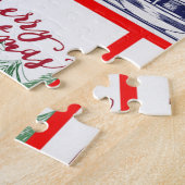 クリスマスブロックイラストレーションマス ジグソーパズル (側面)