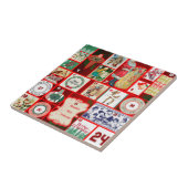 クリスマスブロックイラストレーションマス タイル (側面)