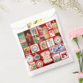 クリスマスブロックイラストレーションマス フェイバーバッグ (封をした状態)