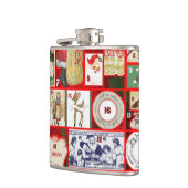 クリスマスブロックイラストレーションマス フラスク (左)