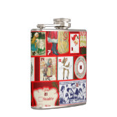 クリスマスブロックイラストレーションマス フラスク (右)