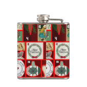 クリスマスブロックイラストレーションマス フラスク (裏面)