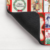 クリスマスブロックイラストレーションマス マウスパッド (コーナー)