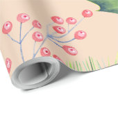 クリスマスブーケ焼きオレンジキャンディーバリー ラッピングペーパー (ロールコーナー)