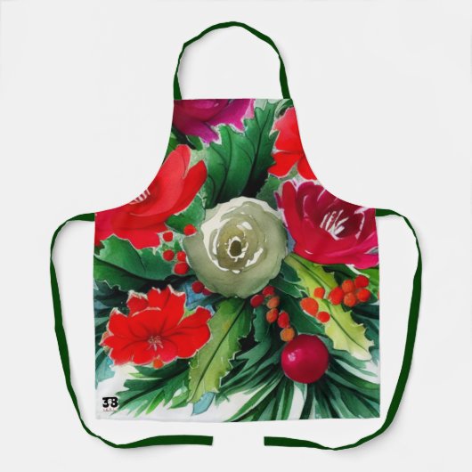 クリスマスブーケ エプロン (正面)