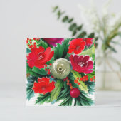 クリスマスブーケ カード (スタンド正面)