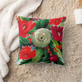 クリスマスブーケ クッション (ブランケット)