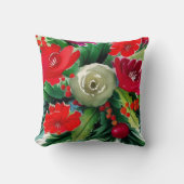 クリスマスブーケ クッション (正面)