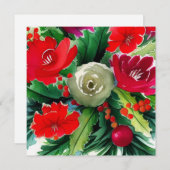 クリスマスブーケ シーズンカード (正面/裏面)