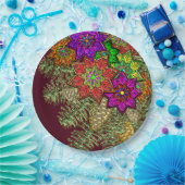 クリスマスブーケ ペーパープレート (パーティー)