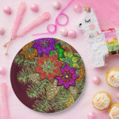 クリスマスブーケ ペーパープレート (パーティー)