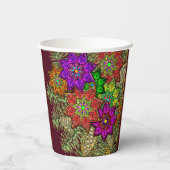 クリスマスブーケ 紙コップ (裏面)