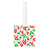 クリスマスブーメラン キューブオーナメント (正面)