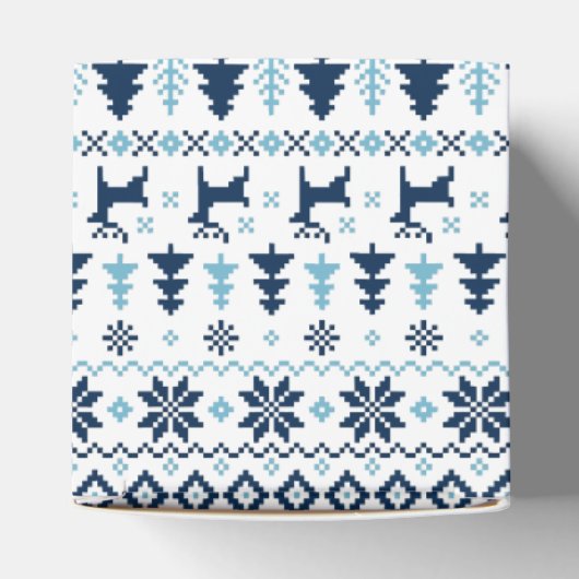 クリスマスブ伝統的ルーパーソナライズされたプ特典ボックス フェイバーボックス (上部)