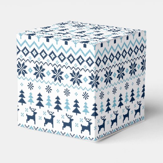 クリスマスブ伝統的ルーパーソナライズされたプ特典ボックス フェイバーボックス (裏面サイド)