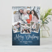 クリスマスブ素朴ルーウッド4 PHOTO Greeting シーズンカード (スタンド正面)