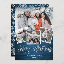 クリスマスブ素朴ルーウッド4 PHOTO Greeting シーズンカード