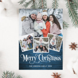 クリスマスブ素朴ルーウッド4 PHOTO Greeting シーズンカード