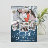 クリスマスブ素朴ルーウッド4 PHOTO Greeting シーズンカード (スタンド正面)