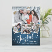 クリスマスブ素朴ルーウッド4 PHOTO Greeting シーズンカード (スタンド正面)