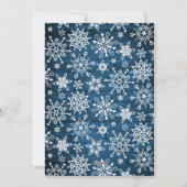 クリスマスブ素朴ルーウッド4 PHOTO Greeting シーズンカード (裏面)