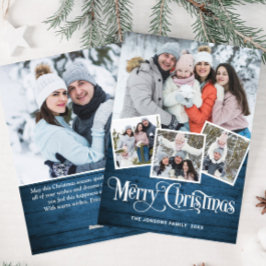 クリスマスブ素朴ルーウッド5 PHOTO Greeting シーズンカード