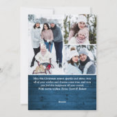 クリスマスブ素朴ルーウッド7 PHOTO Greeting シーズンカード (裏面)