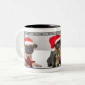 クリスマスプグマグホリデーポーズ ツートーンマグカップ (正面左)