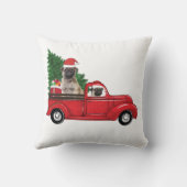 クリスマスプグ愛犬家オーナーズクリスマスクリスマス クッション (裏面)