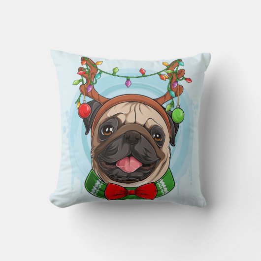 クリスマスプグ装飾用クッション クッション (正面)