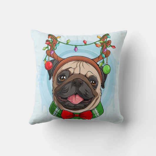 クリスマスプグ クッション (裏面)