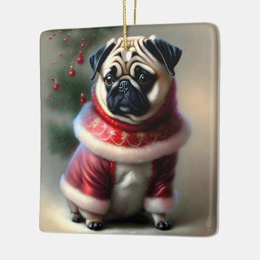 クリスマスプグ セラミックオーナメント (左)