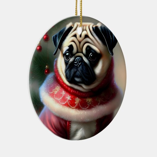 クリスマスプグ セラミックオーナメント (右)