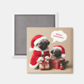 クリスマスプグ マグネット (正面/裏面)