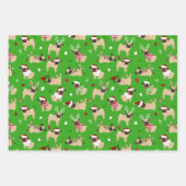 クリスマスプグ ラッピングペーパーシート (正面3)