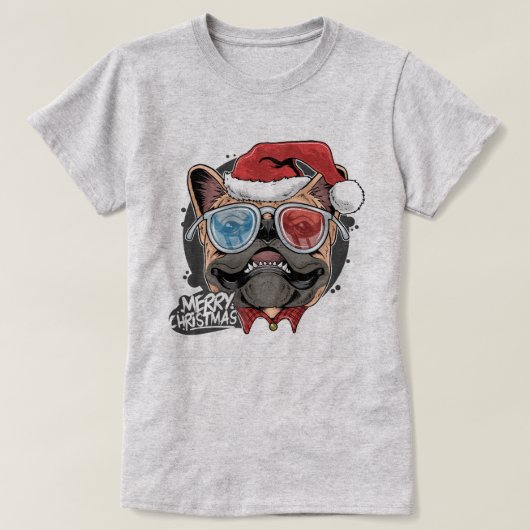 クリスマスプグ Tシャツ (デザイン正面)