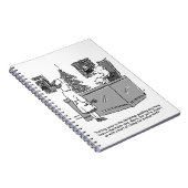 クリスマスプディングのコイン – 法律 ノートブック (右側)