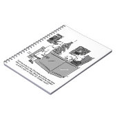 クリスマスプディングのコイン – 法律 ノートブック (左側)