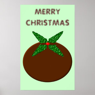 クリスマスプディングのポスター ポスター