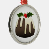 クリスマスプディングオーナメント メタルオーナメント (右)