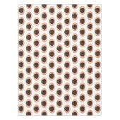 クリスマスプディング漫画イラストレーション テーブルクロス (正面)