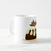 クリスマスプディング コーヒーマグカップ (正面左)