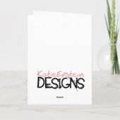 クリスマスプディング シーズンカード (裏面)