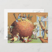 クリスマスプディング シーズンポストカード (正面/裏面)