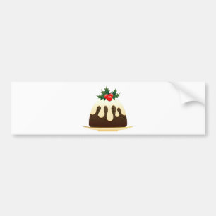 クリスマスプディング バンパーステッカー
