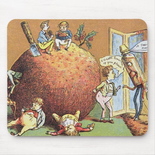 クリスマスプディング マウスパッド (正面)