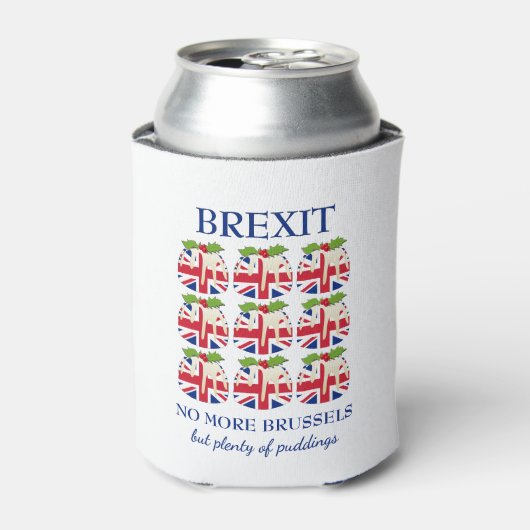 クリスマスプディング |ユニオン・ジャック | BREXIT 缶クーラー (缶正面)