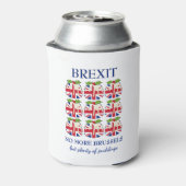 クリスマスプディング |ユニオン・ジャック | BREXIT 缶クーラー (缶裏面)