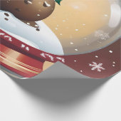 クリスマスプディング ラッピングペーパー (角)
